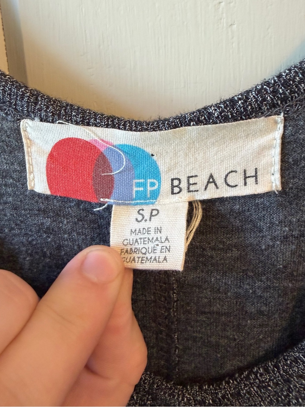 Free People Beach Charcoal Gray Sleeveless One-Piece Jumpsuit, Size Small - Picture 4 of 8